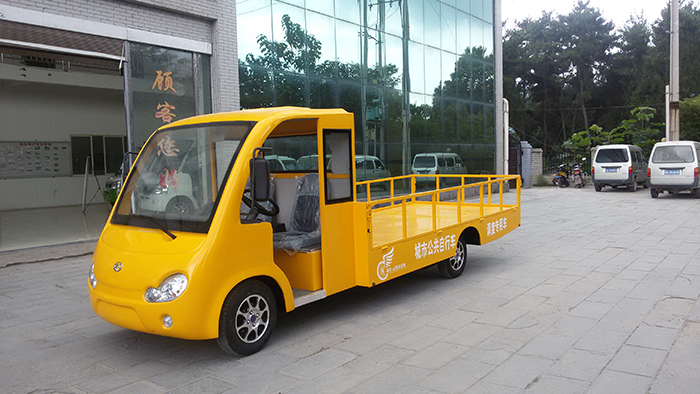 成都拉自行车专用电动货车