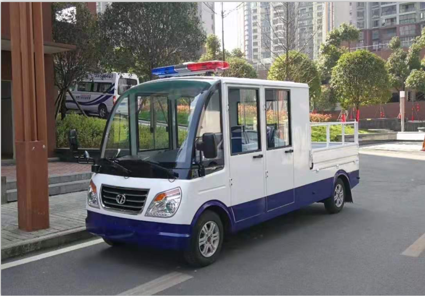 双排封闭式电动货车